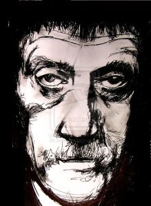 Kurt Vonnegut by scifo on Deviant Art.