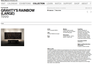 gravitys rainbow at whitney